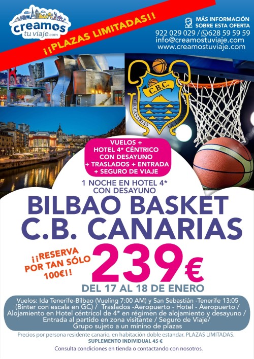 BILBAO BASKET - CB CANARIAS