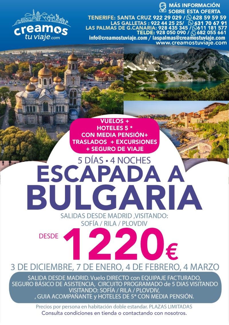 ESCAPADA A BULGARIA
