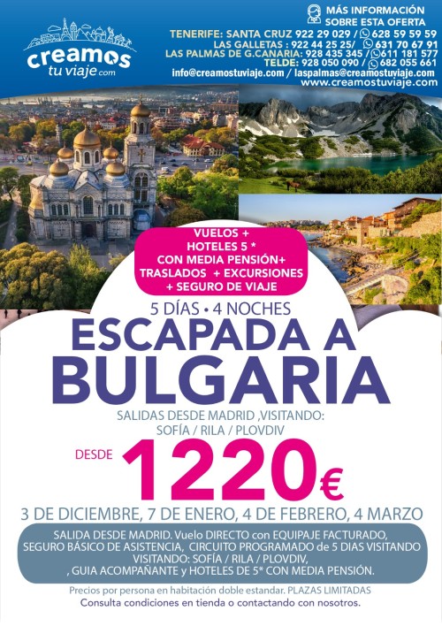 ESCAPADA A BULGARIA