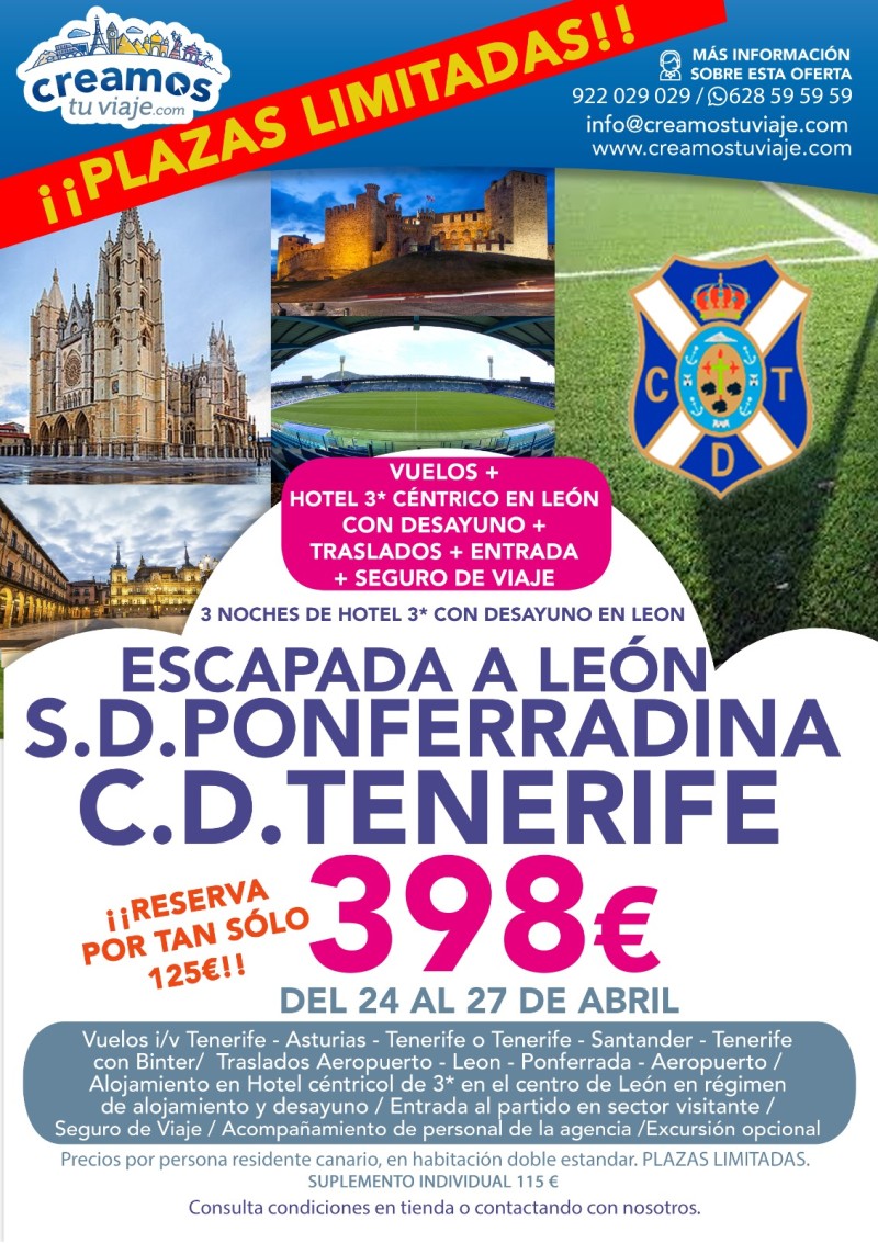 SD PONFERRADINA - CD TENERIFE