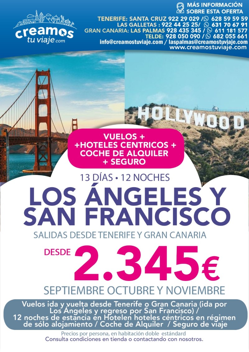 LOS ÁNGELES Y SAN FRANCISCO