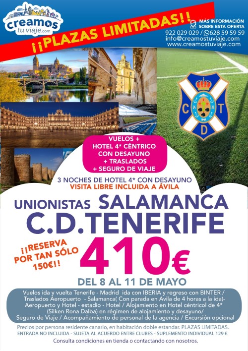 UNIONISTAS SALAMANCA - CD TENERIFE