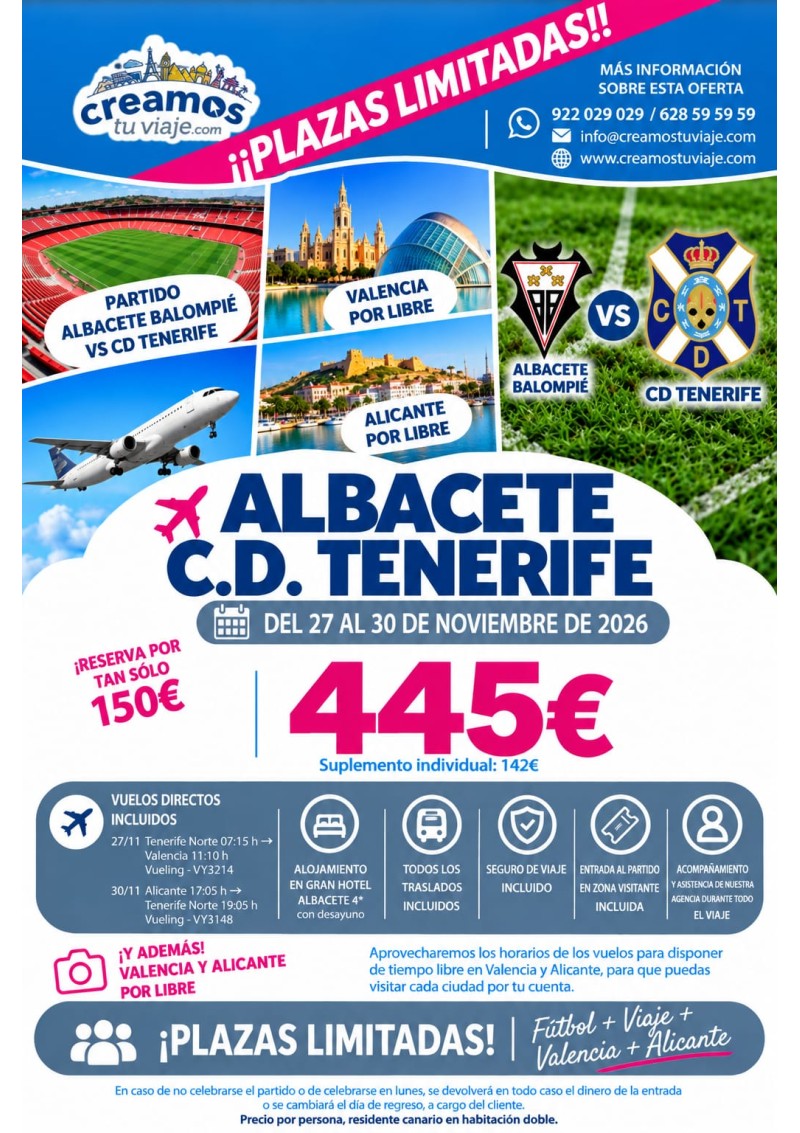 ALBACETE - CD TENERIFE