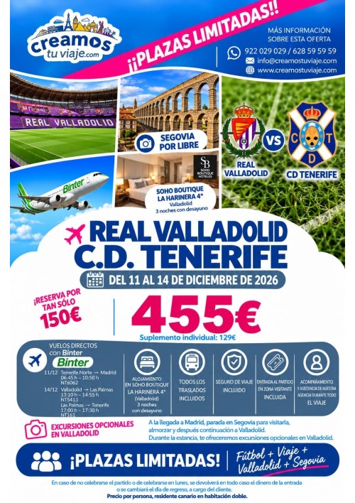 VALLADOLID - CD TENERIFE