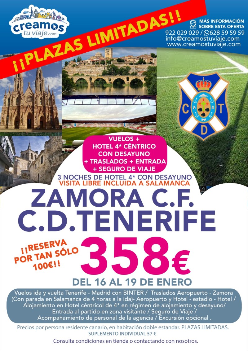ZAMORA - CD TENERIFE